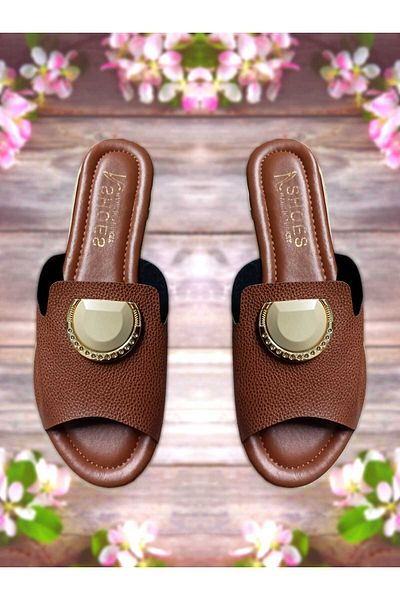 only my store Παντόφλες με πόρπη με προίκα - Παντόφλες καθημερινής χρήσης για το σπίτι και την παραλία