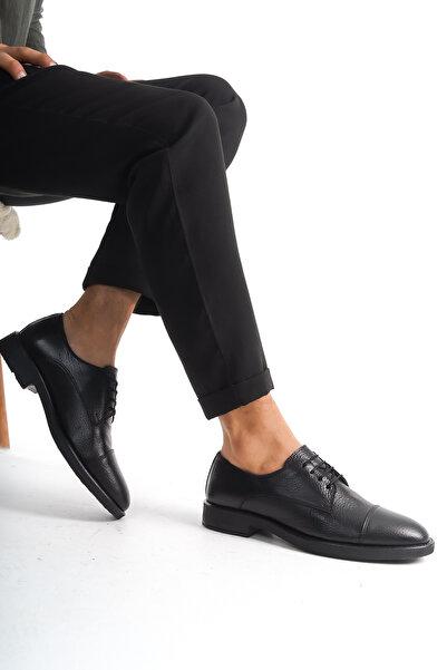 CZ London Klasické pánské boty z pravé kůže Šněrovací Derby