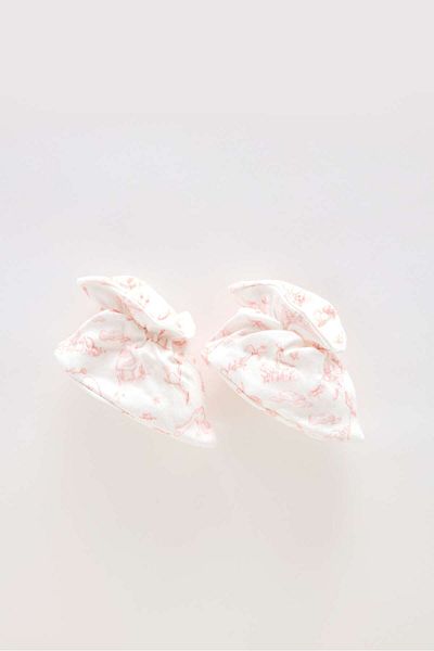 Atelier Babbi Booties - Toile De Jouy / Pink