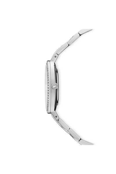 Swarovski Cosmopolitan Saat, Isviçre Üretimi, Metal Bileklik, Gümüş Rengi, Paslanmaz Çelik