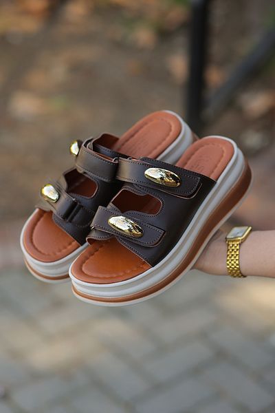 otuzbesshoes Papuci de damă Biles 321-Şv cu cataramă cu velcro