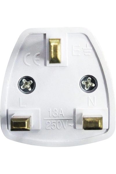 Buy and Bill Universal travel Plug Adapter, 3 Pin Power Plug Adapter for AU/UK/EU/US, Plug Converter 3 Pcs