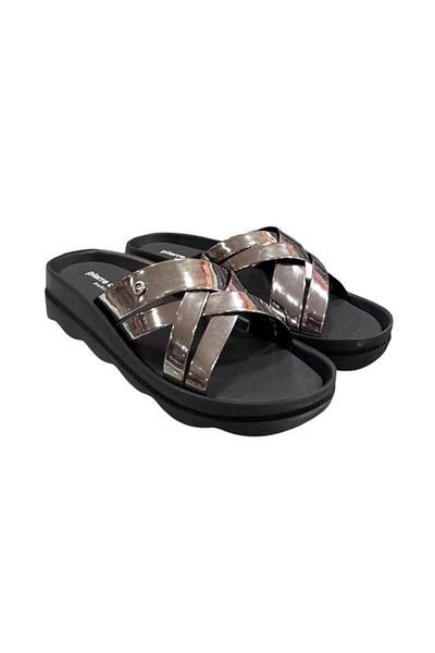 Pierre Cardin Wedge Heel Anatomical Sole Slippers