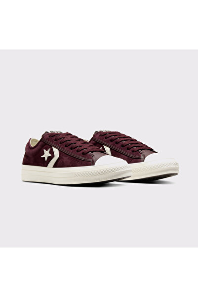Converse Star Player 76 Unisex Bordo Süet Sneaker