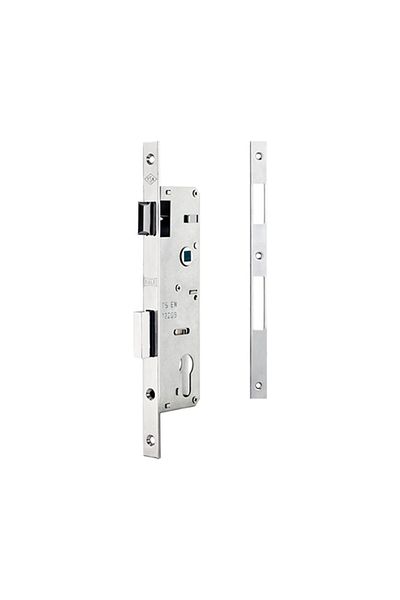 KALE 153 Cylinder Mortise Lock 35 mm Chrome Without Striker