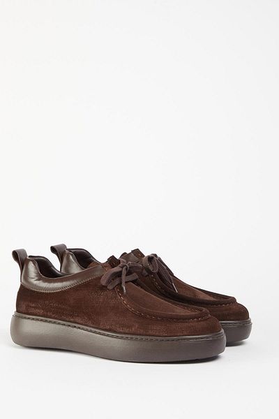 Galliano Shoes Akita Genuine Leather Brown Suede Eva Ready Sole Casual Shoes