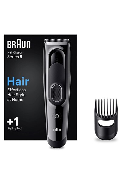 Braun Series 5 Hc5310, Erkekler Için 9 Uzunluk Ayarına Sahip Saç Kesme Makinesi
