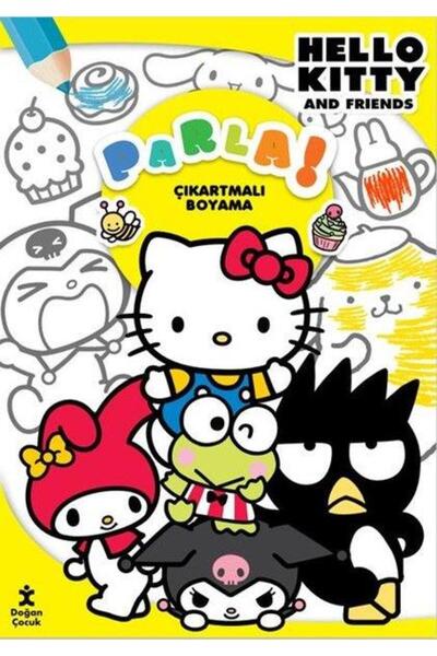 Doğan Çocuk Hello Kitty And Friends Parla Çıkartmalı Boyama