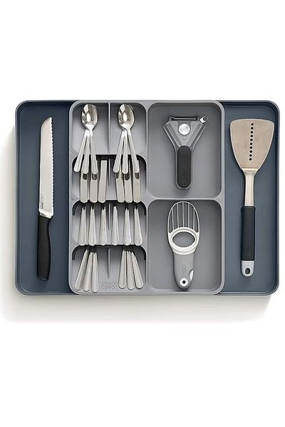 COOYA Multipurpose Kitchen Organizer, Expandable Silverware Flatware Storage, Drawer Cutlery Organizer