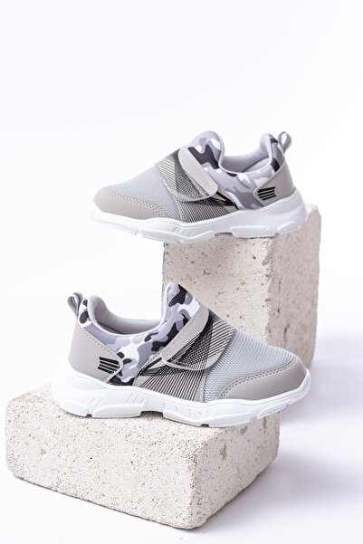 Slipcat Unisex Çocuk Bağcıksız Rahat Esnek Günlük Sneaker Spor Ayakkabı