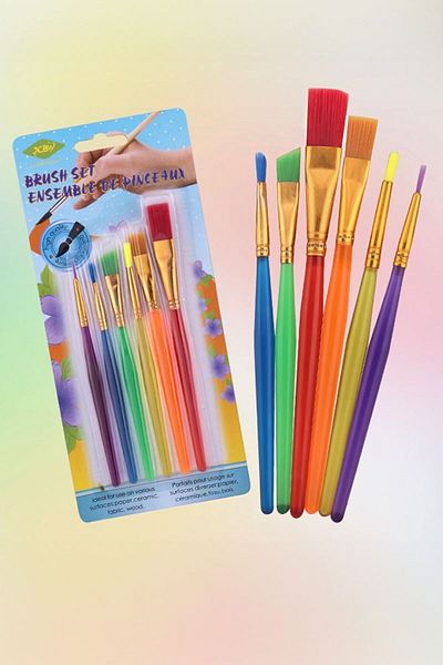 Weather Forecast Oil Acrylic Gouache and Watercolor Brush Set (Nylon) Cin950