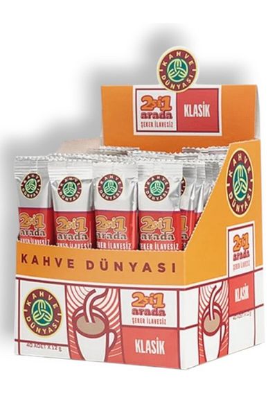 Kahve Dünyası 2 in 1 Classic Instant Coffee 18 Gr X 40 Pieces