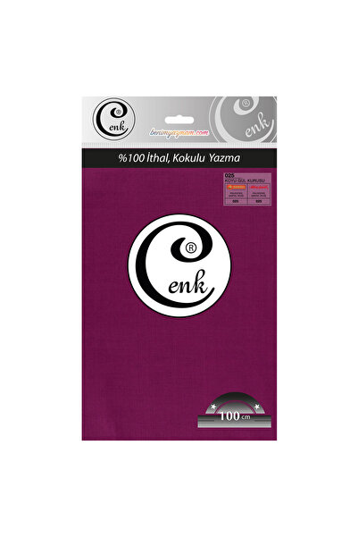 Genel Markalar Yazma 100cm 025 Koyu Gül Kurusu Rengi Tekli Poşet Yazma