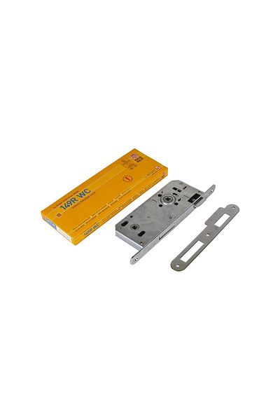 KALE 149R Wc 45m Dimensions, Bathroom Wc Interior Door Mortise Lock and Rosette Hole