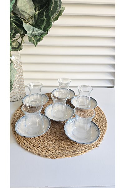 GULHANILE Nanokrem 12 Parça 6 Kişilik Çay Takımı