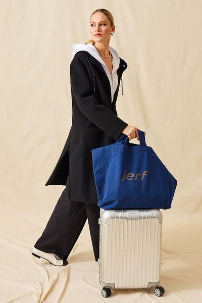 Jerf Aura Active Life Canvas Bag Navy Blue