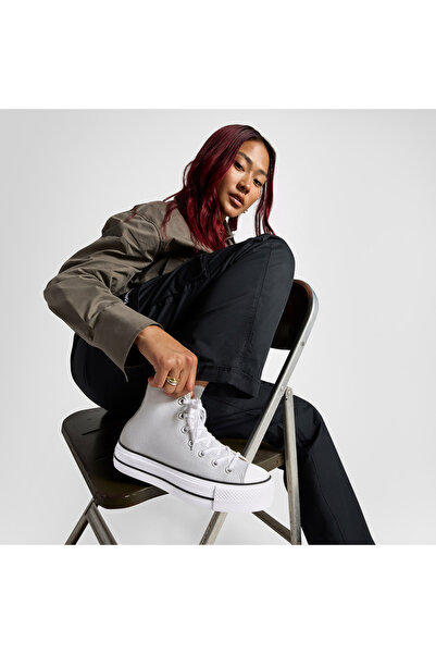 Converse Chuck Taylor All Star Lift Kadın Gri Platform Sneaker