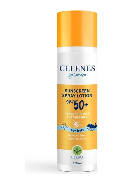 Celenes Herbal Güneş Koruyucu Losyon Spray 50 Spf Çocuk 150ML