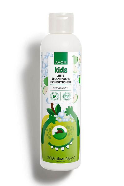 AVON Kids 2in1 Shampoo & Conditioner Apple