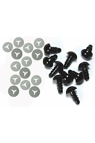 miraylahobi عيون أميجورومي ملولبة 18 مم باللون الأسود، 5 أزواج