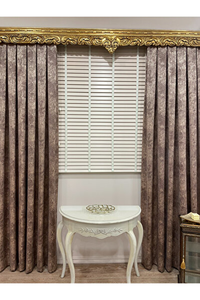 Brillant Bej Rengi %100 Orijinal Ahşap Jaluzi Perde 50 Mm Ofis Modern Ve Tüm Mekanlar Için