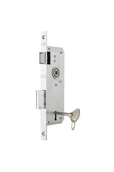KALE Nickel 151 R 35 mm Room Door Lock