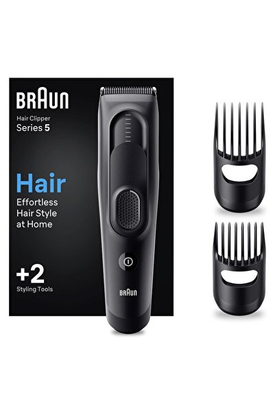 Braun Series 5 Hc5330, Erkekler Için 17 Uzunluk Ayarına Sahip Saç Kesme Makinesi