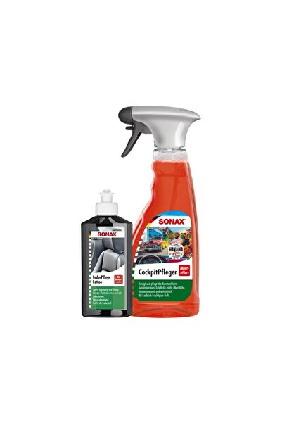 Sonax Deri & Vinil Döşeme Araç Temizleme Ve Bakım Seti (YENİ ARAÇ)