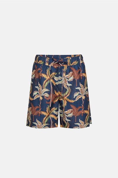 Dagi Multicolor Leaf Des. Medium Shorts