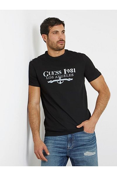 Guess Ανδρικό μπλουζάκι Slim Fit 1981