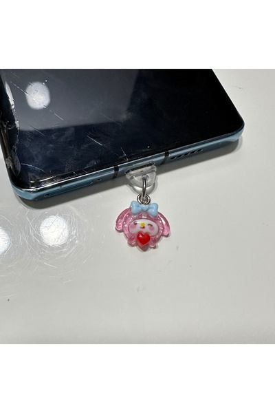 aysequlce telefon charmı şarj soketi toz koruma lightning giriş (eski model e...