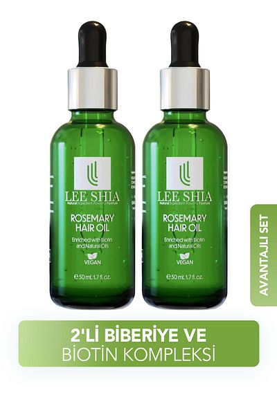 Lee Shia 2 Pack Rosemary and Biotin Complex 2X50Ml