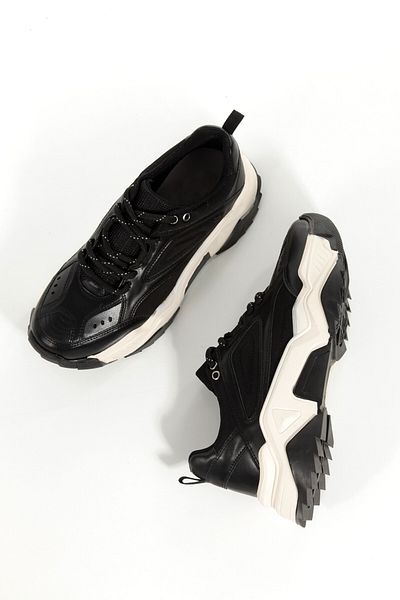 Modabuymus Alba Black Sneaker Casual Women's Sports Shoes