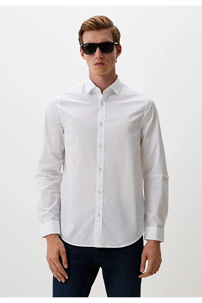 Guess Cămașă pentru bărbați Popeline Regular Fit