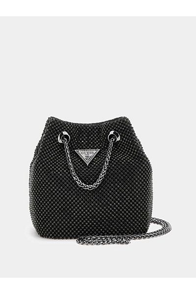 Guess Women's Rhinestone Stone Lua Mini Bucket Bag