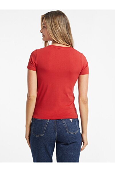 Guess Tricou slim pentru femei Jeans