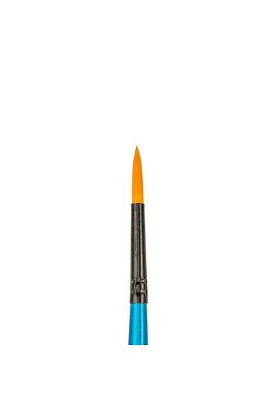 Bigpoint |   111 Series Golden Synthetic Round Brush No:6 – for Water, Gouache Paint