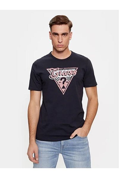 Guess Triangle Guess Men's Regular Fit T-Shirt