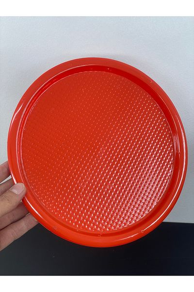 YzHome 6-Person Plastic Colorful Presentation Serving Tray