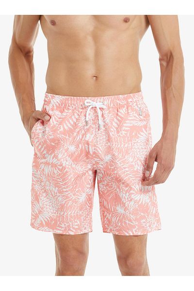 Blackspade Men's Tropic Orange Swim Shorts Swimsuit C2T5N0O01