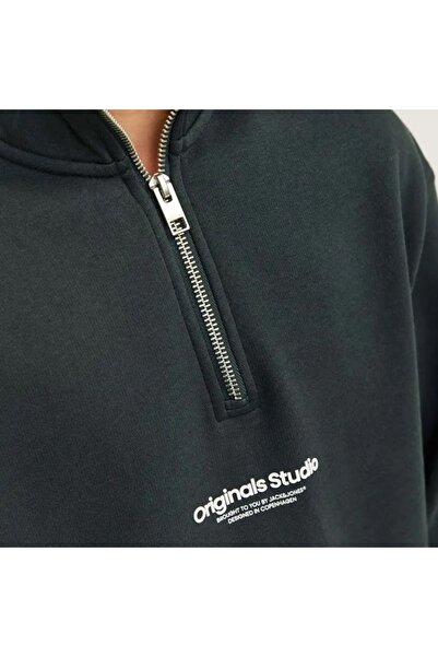 Jack & Jones Hanorac cu fermoar sfert pentru băiat