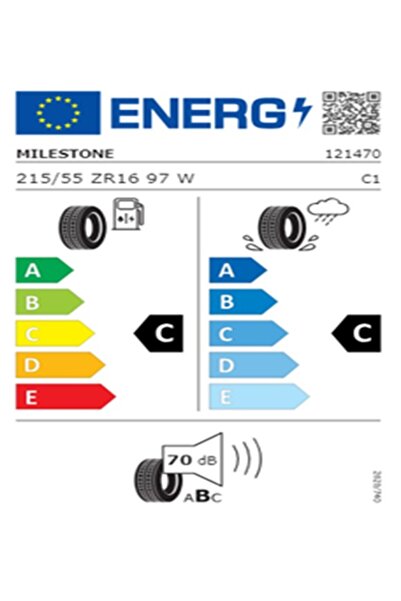 Milestone 215/55 ZR16 TL 97W Reınf. Carmile Sport Oto Yaz Lastiği (Üretim Yılı: 2025)