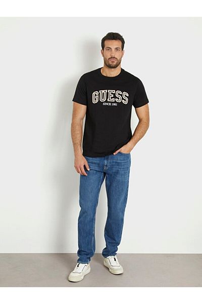 Guess Ανδρικό μπλουζάκι College Regular Fit