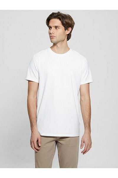 Guess Tricou Ss Cn Basic pentru bărbați, slim fit