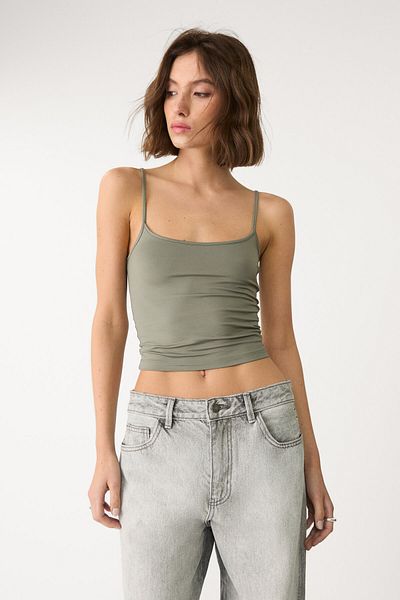 Stradivarius Strappy polyamide top