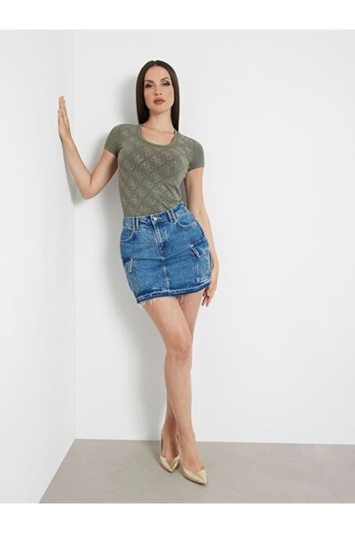 Guess 4g Allover Women's Slim Fit T-Shirt