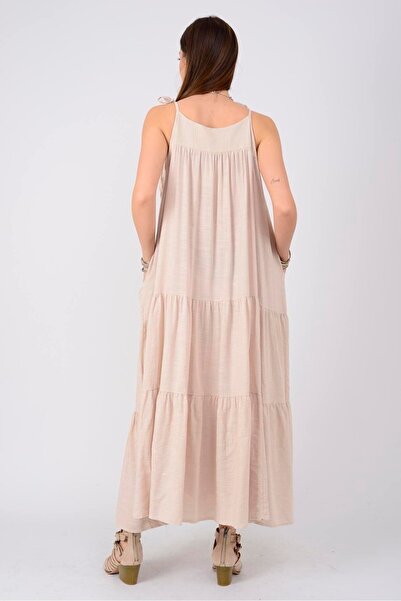 Park Moda AN10588 OMUZDAN BAĞLAMALI ASKILI ELBİSE