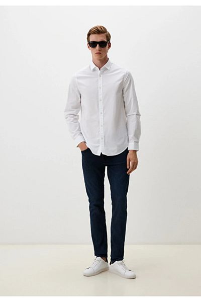 Guess Cămașă pentru bărbați Popeline Regular Fit