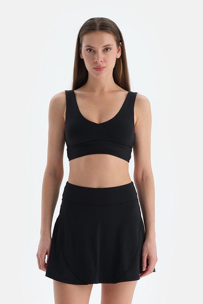 Dagi Black Women's Thick Strap Sports Bra