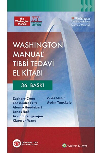 Güneş Tıp Kitabevleri Washington Manual Tıbbi Tedavi El Kitabı